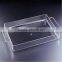 Multifunctional acrylic tray with two handles