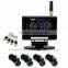 DIY TPMS: AVE Color LCD Wireless TPMS for Car+Trailer/ Motorhome/ Camper / Bus 4x4/ AVE-T1008P Tyre Pressure Monitoring System