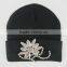 Promotional Cheap Custom Knitted Acrylic Hat Women Beanie Cap