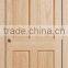 Unfinished interior oak veneered four panel composite stile and rail wooden door