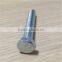 low carbon steel hex bolt zinc plated