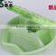 1000ml 4 compartment folding disposable plastic lunch box/disposable bento box /folding fast food box /disposable food container