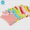 Silicone heat resistant grilling bbq gloves