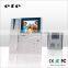 ETE door phone intercom system 4"TFT LCD handset monitor color ETE apartment wired night vision ring doorbell video