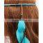 Summer Style Hair Accessories Boho Twist Leather Handmade Feather Hairbands