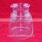 Factory supply Home furnishing decoration house ornament clear glass vase