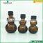10//30/50/100ml brown color glass essential oil bottle with special shape
