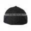 grey color hot sale short brim cheap 6 panel blank fitted hats wholesale
