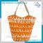 JST-15F0089 Cheap Hot Sales Beautiful Scribble Cancas Basket Tote Shopping Bag