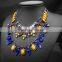 Multilayer Crystal Flower Collar Necklace Women Fashion Jewelry Vintage Necklace New Design