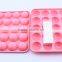 FDA&LFGB Standard wholesale made 20 cave silicone lolipop mold