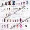 FREE SHIPPING 2015 NEWEST!! LUCKY highest quality flat back sew-on resin epoxy mosha effect