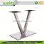 Modern Metal Dining Table Base /Stainless steel table For sale                        
                                                Quality Choice