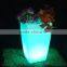 2016 Best selling multcolor rechargeable LED Flower Planter Pot