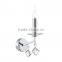 Factory hot sale european style the lighting book vevey polished chrome wall light with faceted crystal droplets