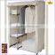 4 layers movable oxford fabric storage cabinet for clothes