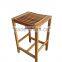 100% nature bamboo durable sitting stool for bathroom