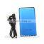 Portable Rechargeable mobile charger 4500mah Ultra Slim Li Polymer external metal Power Bank