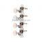 Machines Tuners Pegs Tuning Key with White Pearl Plastic Knobs 4L+4R for Mandolin