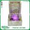 Fiberglass 32" Tall Buddha Head Garden Water Fountain