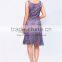 2014 Casual Fashion Lace Formal Dress Patterns of Lace Evening Dress
