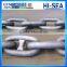 Black Painted Galvanized Grade R5 Offshore Mooring Chain