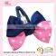 Polka Dots Hair Bows For Girl Hair Deco, Grosgrain Ribbon Bows