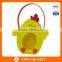 Wholesale Easter Decoration Felt Bag Chick Basket For Kids