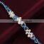 lovely cute blue kids crystal cheap sale natural freshwater real pearl bracelet