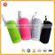 Stylish Top Level Quality Environmental Borosilicate Glass Water Bottle with Colorful Neoprene Sleeve