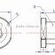CNC Machined brass Nuts, CNC turning parts