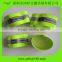 50*340mm custom logo printed elastic reflective safety leg band