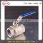 manufacturer of stainless steel 2pc thread ball valve