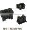 IEC 320 C8 2 pin AC power industrial inlet electrical socket BX-180-F