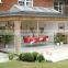 Sunroom side full size aluminum Bi fold doors exterior