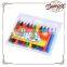 High Quality Bulk Wholesale Washable Crayon, Promotional Gift Children Kids Crayon, Custom Color Round Shape Plastic Crayon