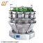 High accuracy multihead combined weigher for packing machine
