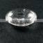 21mm transparent round flat surface glass dome cabochon with 3mm hole DIY jewelry supplies 3070066