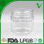 PET 60ml plastic jar clear packaging for cosmetic creams
