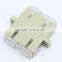 Transparent-cap SC MM DX fiber optic adapter