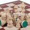CHW24 Staunton Wooden Chess Pieces Std # 6 in wooden box