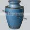 new stylish metal blue urns for decoration | silver standing floor urns | urns for funerals