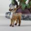 Unstuffed plush battery operated rattan reindeer outdoor christmas decorations