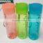 BPA FREE 410ml/330ml Water Bottle/ Sports Plastic Water Bottle With Straw