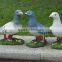 Resin bird figurines racing pigeon statues pigeon sculpture