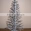 tabletop silver aluminum Christmas tree
