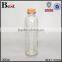 50ml 100ml 300ml clear empty glass bottle with cork good quality screen printing wholesale manufacturer