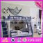 2016 wholesale fashion children wooden full size bunk beds W08H032