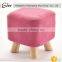 Ec-friendly cute child wood craft stool