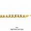 12 MM Gold Plated High Polish Curb Chain